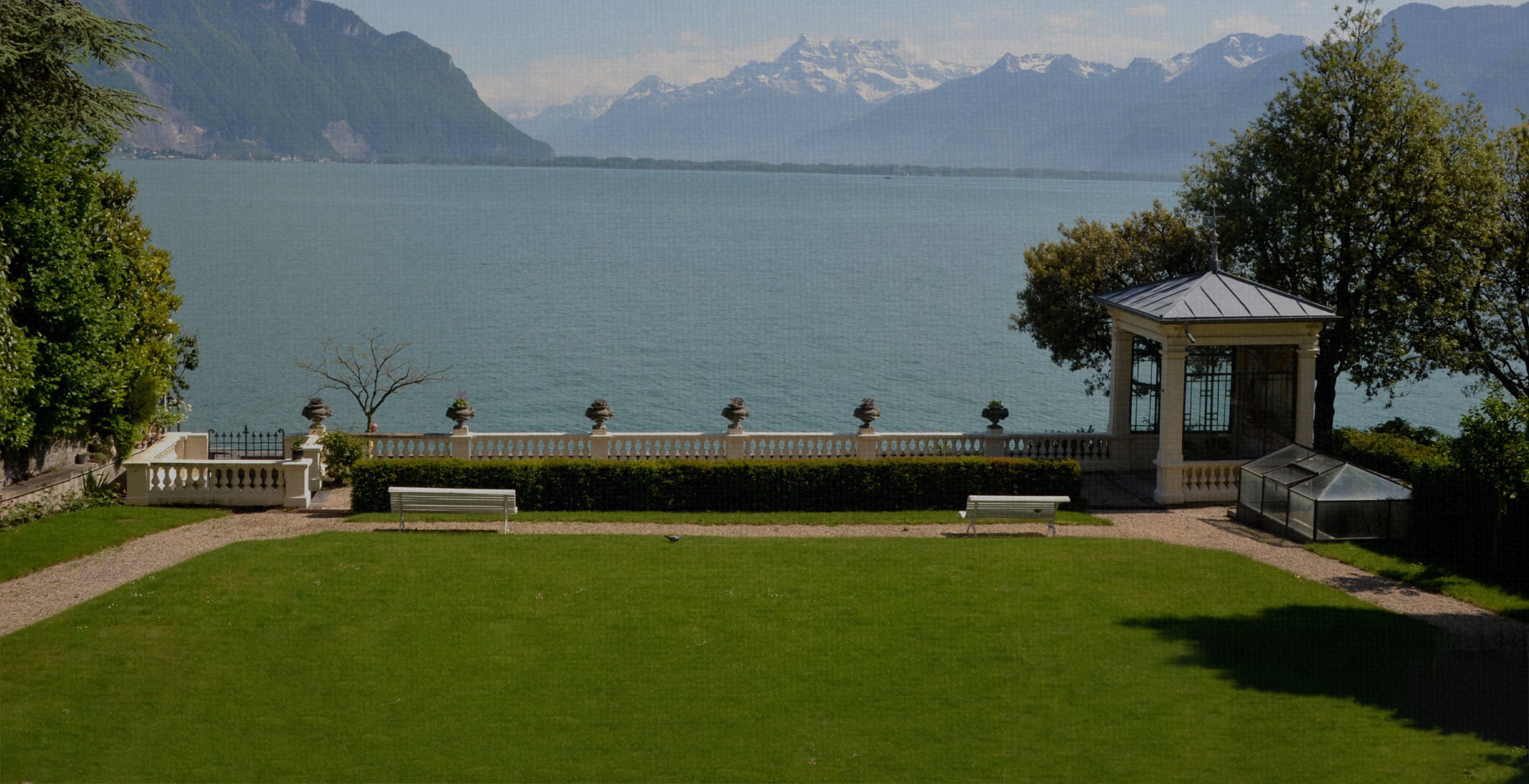 Vue sur le lac depuis la Villa Murillo